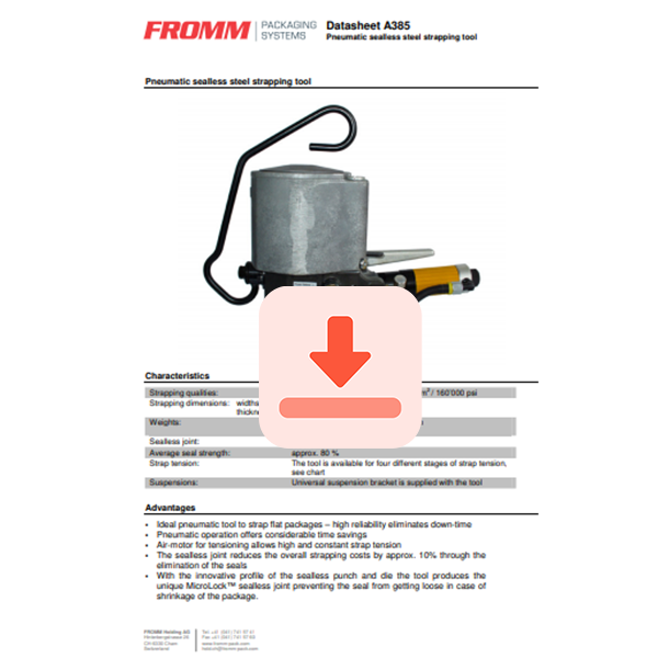 Pneumatic steel tool for wood industry flat packages