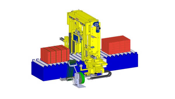 Automated Vertical Strapping Machine for bricks