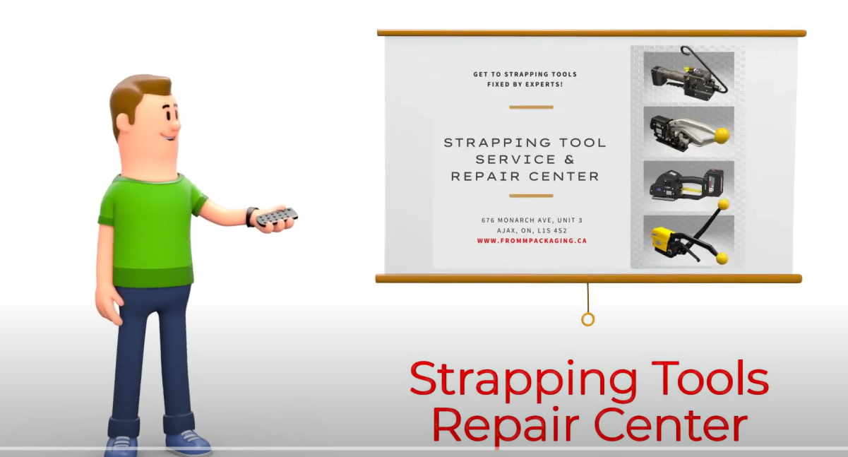 Strapping tool repair process